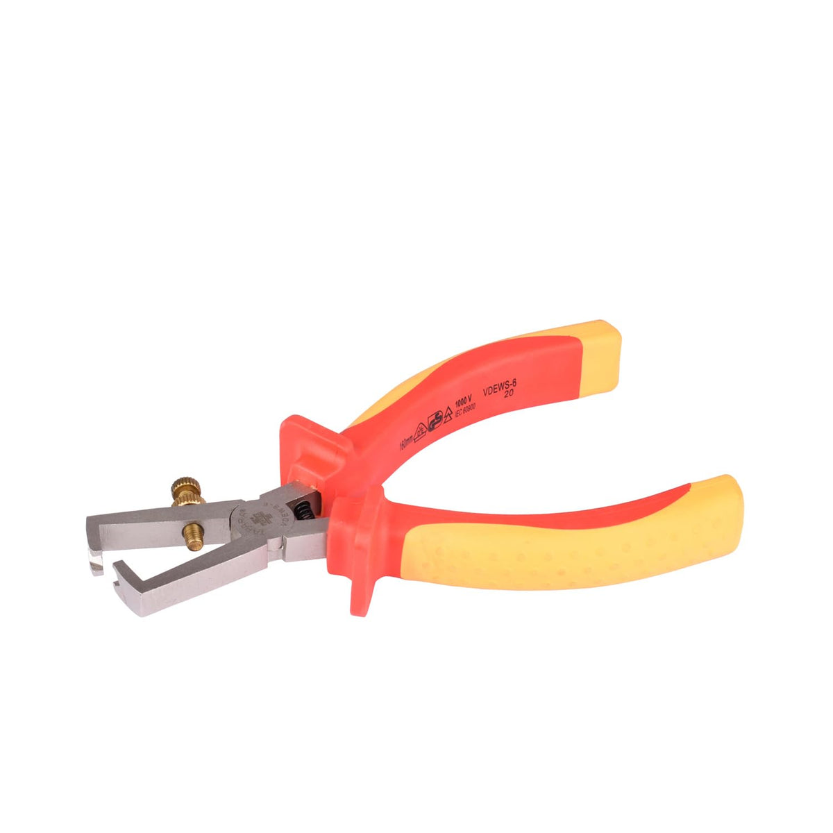 Taparia End Wire Stripping Plier 6" VDE – Insulated Electrical Wire Stripper Tool - image 3