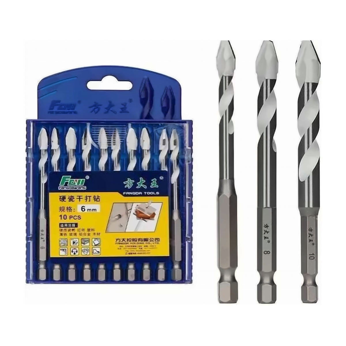 Fangda Hard Tiles Ceramic Drill Bit