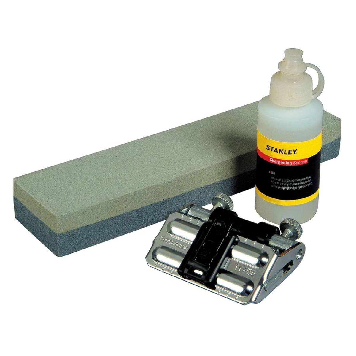 Stanley 0-16-050 sharpening system kit with honing guide and oilstone in UAE