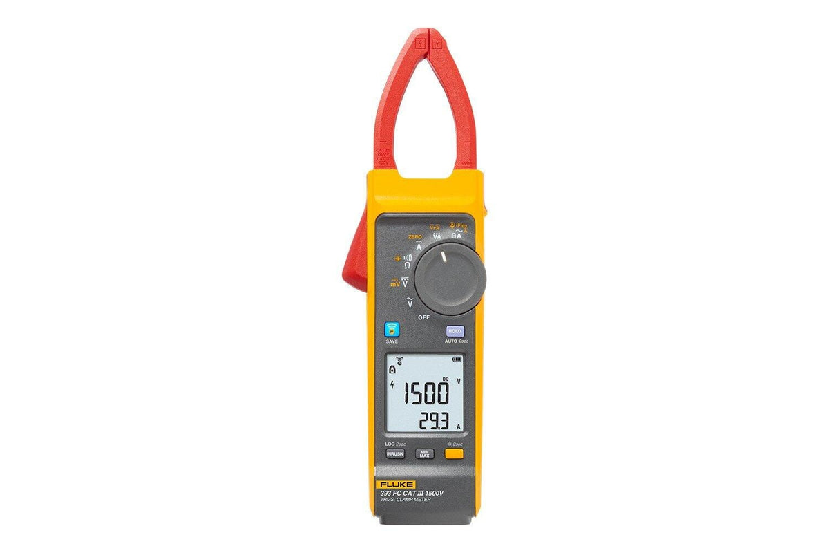 Fluke 393 FC Solar Clamp Meter, CAT III 1500V DC
