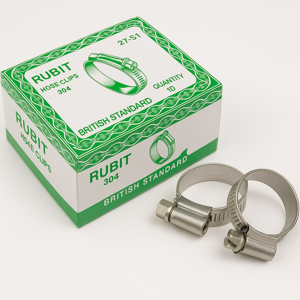 Rubit SS 304 Hose Clip 210–242