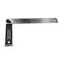 Stanley Carpenter Try Square E-46536 (300 mm) – Cast Zinc Handle, Stamped Metric/Imperial Graduations, Comfort Grip