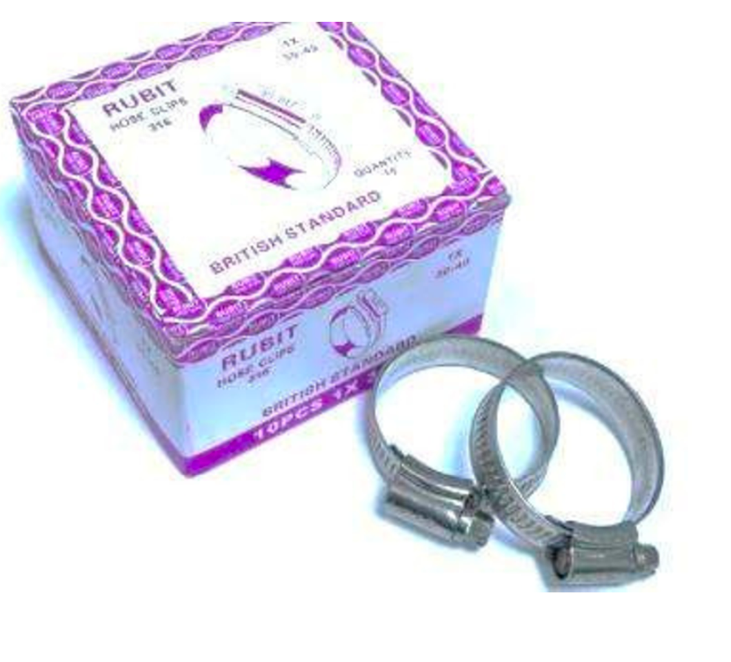 مشبك خرطوم روبيت SS 316 مقاس 11–16