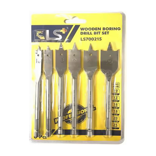 Fangda Wood Flat Drill Bit Set 6pcs