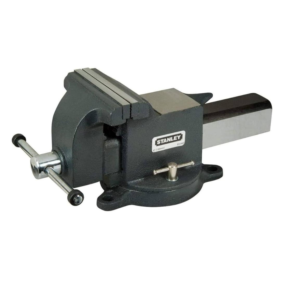 Stanley Heavy Duty Bench Vice 1-83-068 150 mm swivel base in UAE