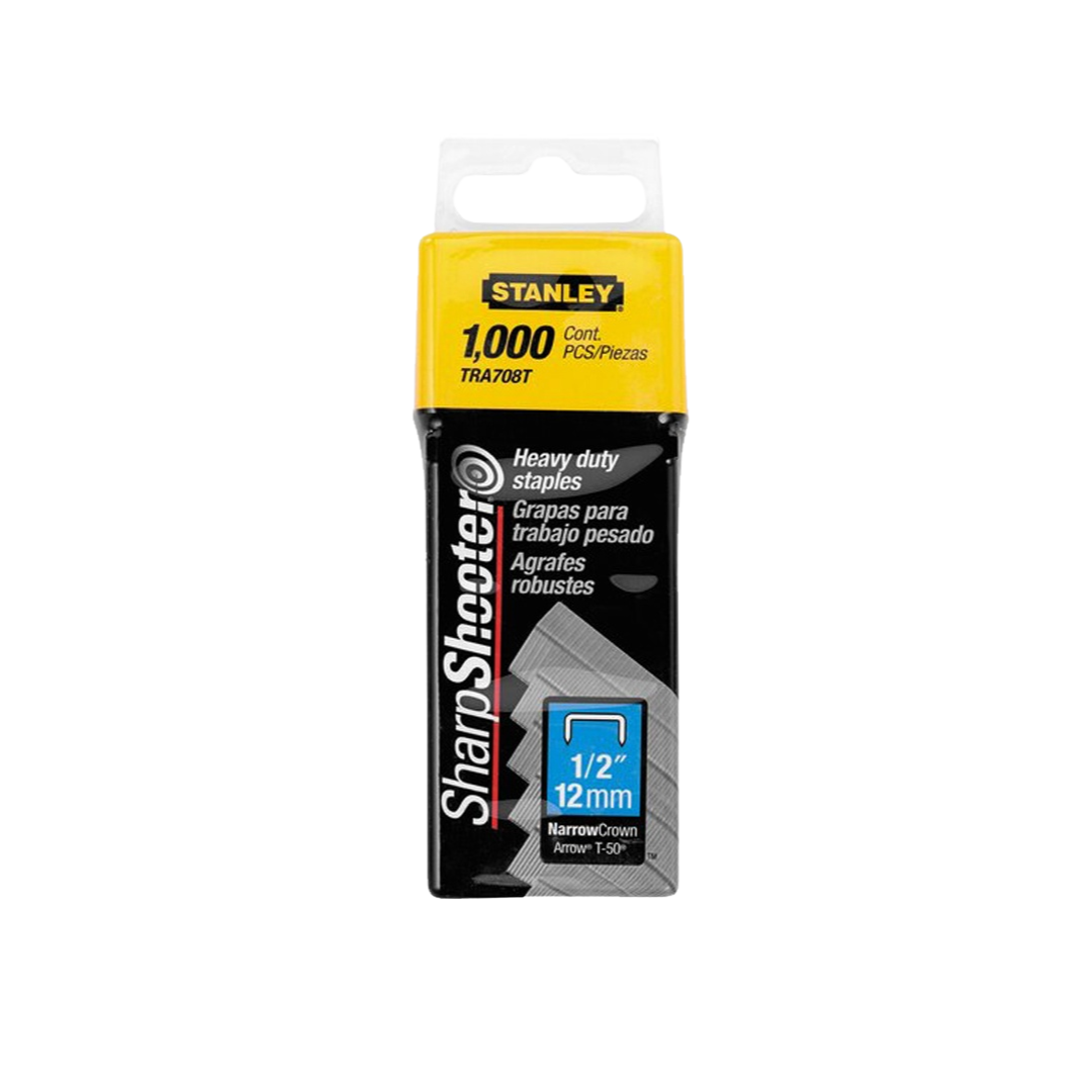 Stanley 1-TRA708T Type G heavy duty staples 12 mm 4/11/140 box of 1000 in UAE