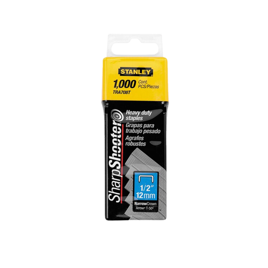 Stanley 1-TRA708T Type G heavy duty staples 12 mm 4/11/140 box of 1000 in UAE