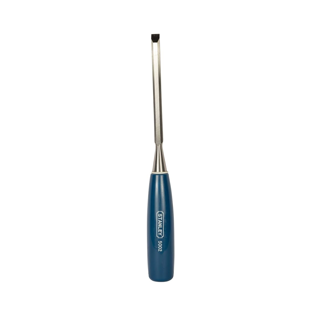 Stanley Bevel Edge Chisel 0-16-537 – 8mm Blue Handle Woodworking Chisel – Dubai UAE