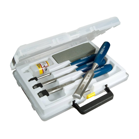 Stanley Bevel Edge Chisel Set 0-16-130 – 6 Piece Woodworking Chisel Set with Case – Dubai UAE