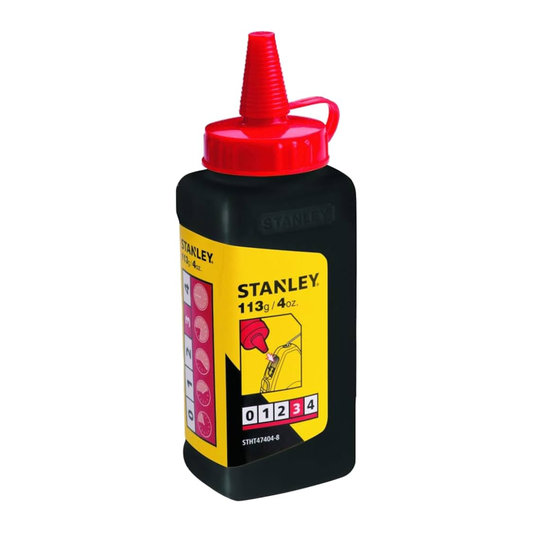Stanley red chalk refill 0.113kg STHT47404-8