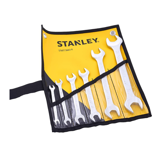 Stanley 6-pc double open end wrench set STMT73663-8