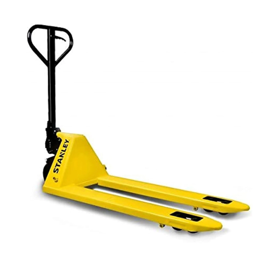 Stanley SXWTI-CPT-25 hand pallet truck, 2500 kg capacity