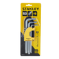 Stanley STMT92619-8 9pc long S2 steel hex key set