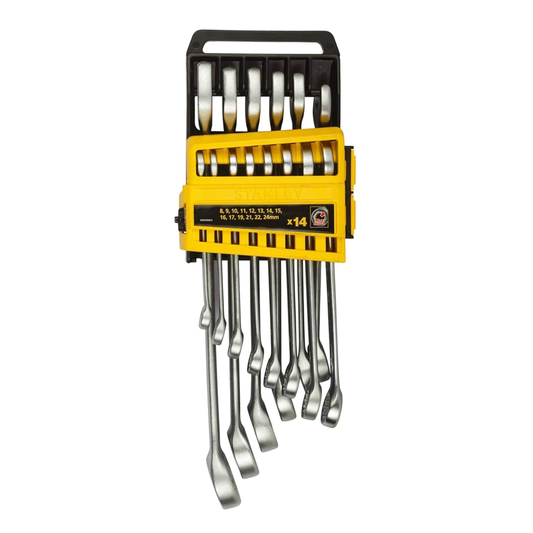 Stanley STMT80942-8 11pc combination spanner set 8–24mm