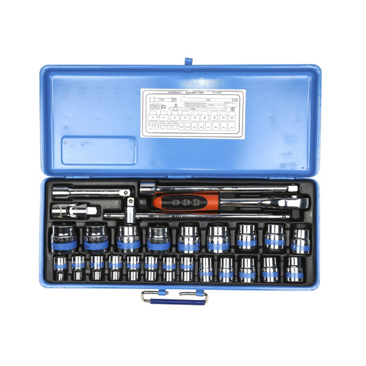 Taparia 1/2 inch socket set S14MXL with bi-hex sockets