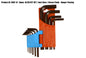 Taparia metric Allen key set 9 pcs AKHM-9