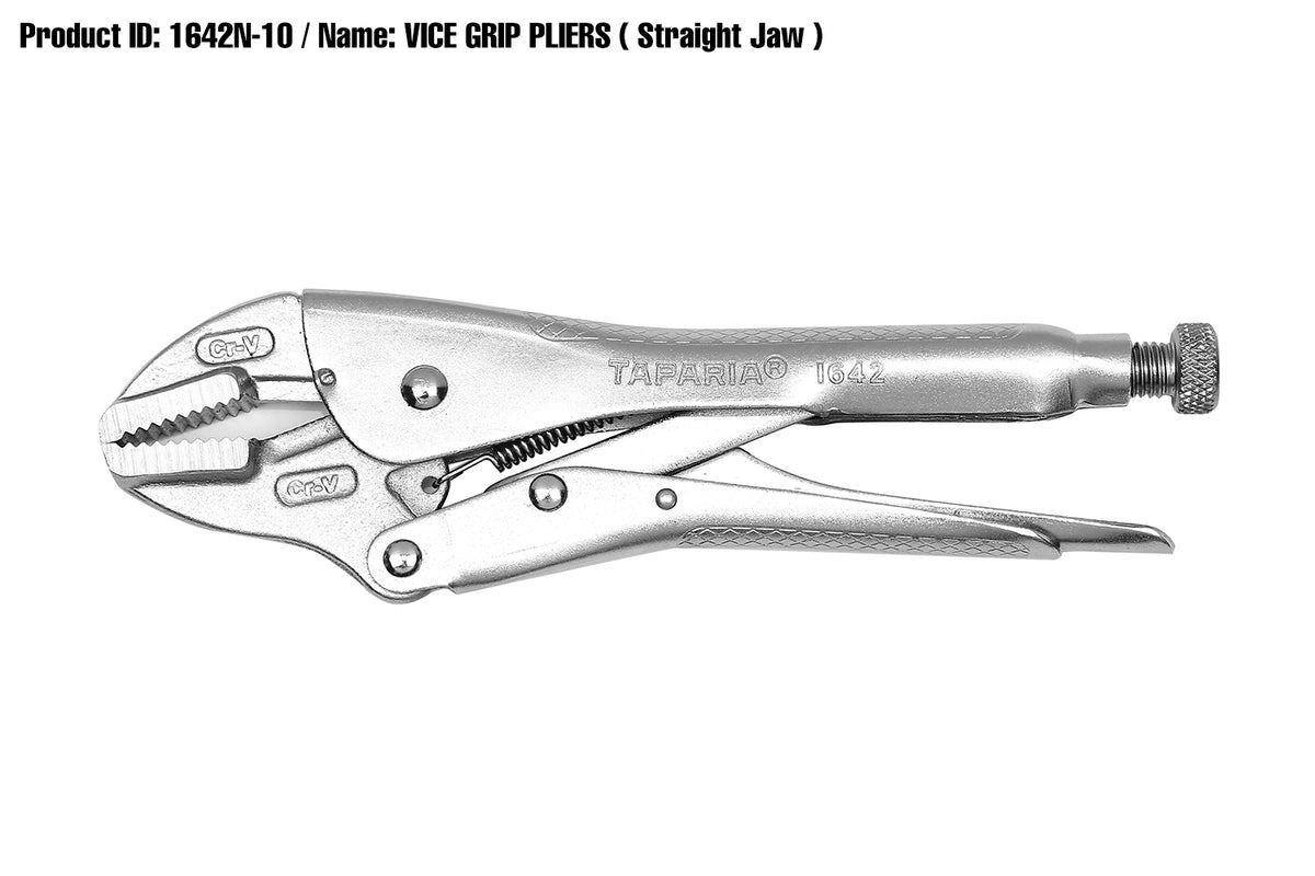 Taparia locking grip plier 9 inch long jaw 1644-9 insulated