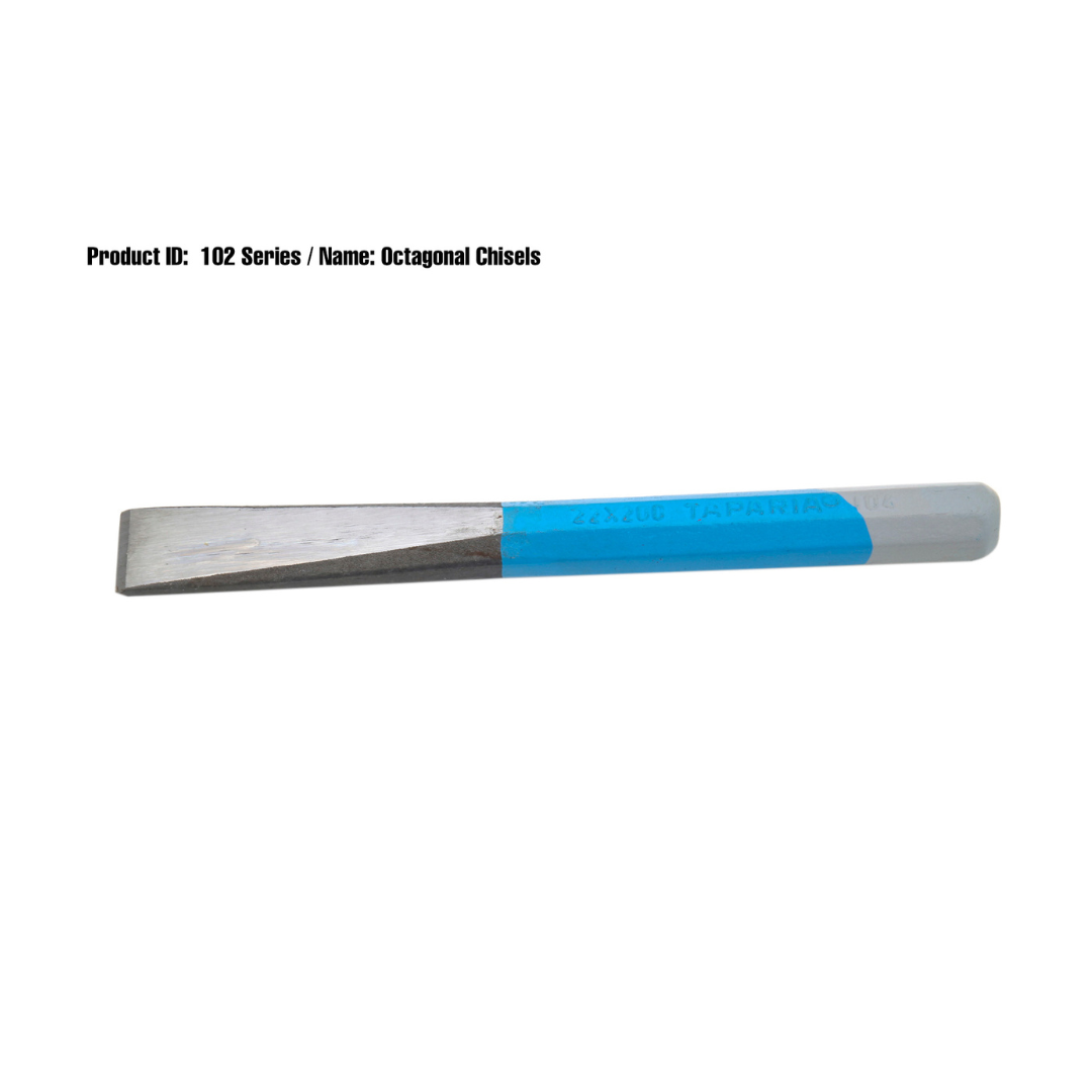 Taparia Octagonal Chisel 101 carbon steel metal chisel
